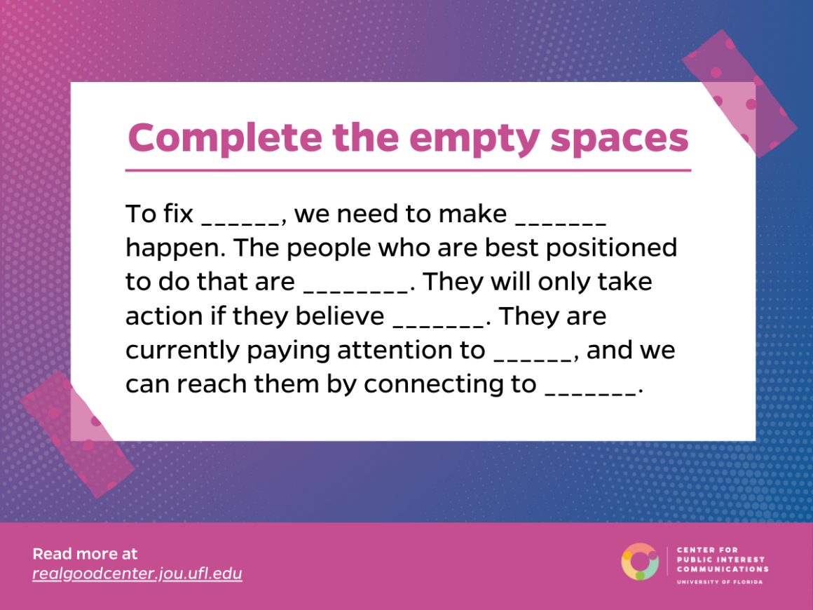 Use image to figure out what your target audience is already paying attention to.