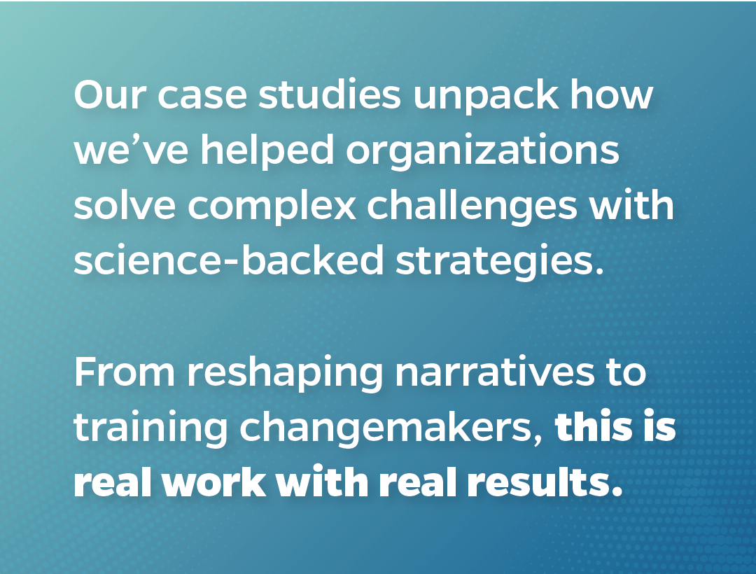 The Importance of Case studies - Center for Public Interest Communications